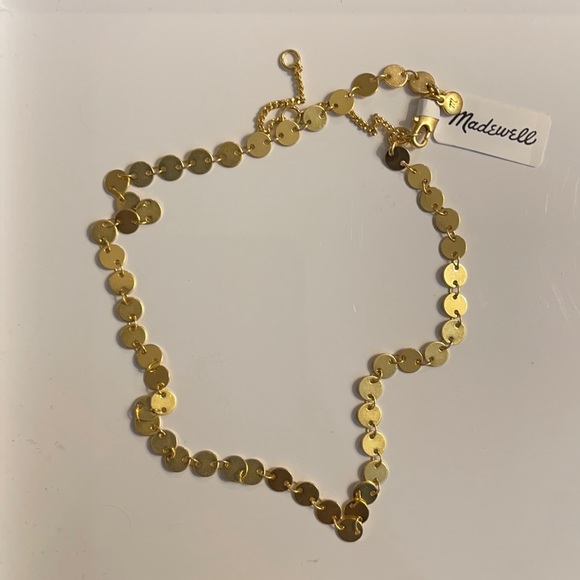Madewell Jewelry - NEW Madewell Gold Disc Necklace.